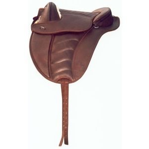 Selle d'équitation sans arceau personnalisable avec logo, en cuir véritable, construction durable, idéale pour le dressage et l'équitation – Tendance actuelle - Product Image 6