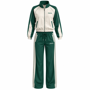 High Quality Winter Lace Comfortable Pullover Acid Washed Regular Fit Embroidered Streetwear <b>Sweatsuit</b> Fashionable Design 100% - Product Image 3
