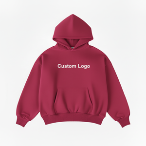 Sudadera con Capucha de Diseño de Alta Calidad, Estilo Urbano, de Mezclilla, con Estampado Sólido, Holgada, para Invierno, de Algodón - Product Image 1