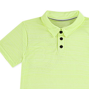 Chemises de golf respirantes pour jeunes, directement de l'usine, chemises de golf respirantes pour garçons, vêtements de club junior, tissu à séchage rapide - Product Image 5