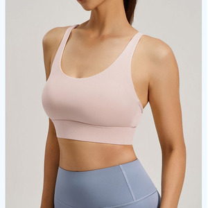 Women Yoga Sports Bra Soft Stretch Comfortable Supportive Workout <b>Top</b> For Gym Fitness Pilates And Everyday Activewear - Product Image 1