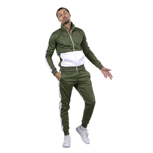 Ensemble de survêtement pour homme, design OEM, tendance, hiver, jogging, haut et bas zippés, sweat-shirt, coton/polyester, écologique - Product Image 1