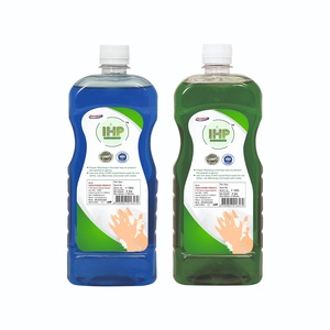 ISHAN HYGIENIC 1 Ltr chacun, bleu océan et vert pomme fruité, liquide lavant pour les mains écologique parfumé, recharge avec distributeur - Product Image 2