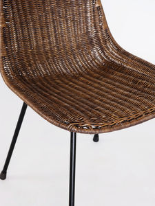 เก้าอี้รับประทานอาหารหวายธรรมชาติสไตล์ทรอปิคอลทันสมัย ออกแบบตามหลักสรีรศาสตร์ กันน้ำ เป็นมิตรกับสิ่งแวดล้อม ทนทาน เหมาะสำหรับร้านกาแฟ รีสอร์ท และธุรกิจบริการ - Product Image 6