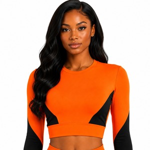 Wholesale Women's Athletic Yoga Set Seamless Activewear High Stretch Leggings Supportive Sports Bra OEM ODM Factory Supplier - Product Image 4