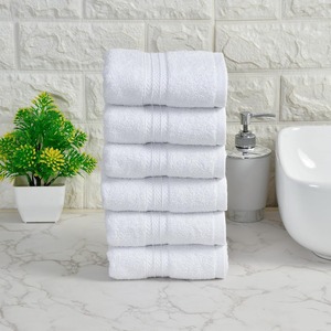 100% Pure Cotton 550 GSM <b>White</b> Terry <b>Towel</b> Soft Thick Durable Highly Absorbent Bath <b>Towel</b> for Luxury Hotels Resorts Spa and Home - Product Image 1