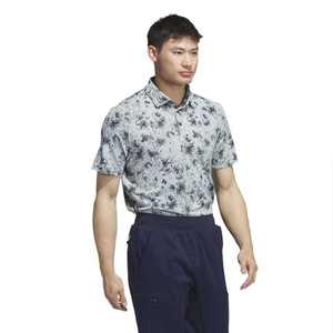 เสื้อโปโลผู้ชายแขนสั้นสไตล์โมเดิร์น ผ้าโพลีเอสเตอร์ผสมคอตตอน สีพื้น - Product Image 4