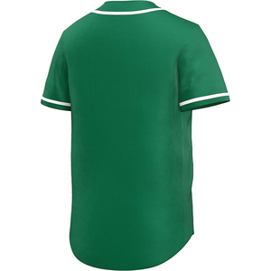 เสื้อเบสบอลผู้ชาย ผ้าเนื้อนุ่มระบายอากาศได้ดี แขนสั้น ติดกระดุมเต็มตัว ทรงหลวม ทนทาน เหมาะสำหรับการฝึกซ้อม เล่นเกมส์ และสวมใส่ลำลอง - Product Image 6