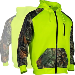 Ropa de Seguridad Reflectante Impermeable con Capucha para Exteriores, Ropa de Trabajo Protectora de Alta Visibilidad - Product Image 3