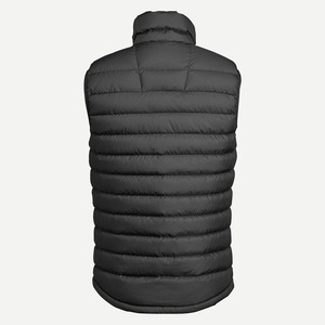 Chaleco Acolchado de Lona para Hombre, Casual, de Invierno, Transpirable, Talla Grande, de Fibra de Bambú, Sólido, 200g, con Cierre de Cremallera - Product Image 2