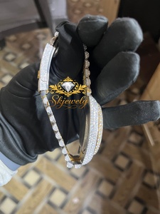 Gema suelta de moissanita redonda brillante con números romanos, engaste de bisel de cuarzo analógico para decoración de relojes y fabricación de joyas - Product Image 1