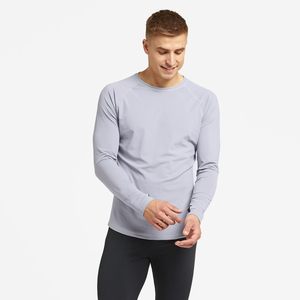 Men's Full Sleeve Rash Guard-High Quality Spandex/Polyester Breathable Quick Dry UPF50+ Anti-Bacterial Gym <b>Swim</b> Wear - Product Image 2