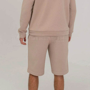 Conjunto de Sudadera con Capucha y Pantalones Cortos para Hombre, Estilo Moderno con Tela Transpirable y Apariencia Elegante - Product Image 6