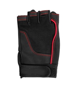 Guantes de levantamiento de pesas con calefacción y acolchado, guantes de gimnasio transpirables y antideslizantes (negros) - Product Image 4