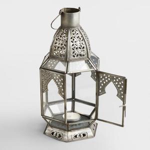 Lanternes marocaines artisanales de haute qualité, lanterne décorative antique pour la décoration de la maison, ART ASIA EXPORTS, modèle AAEML-063, découpe à la presse - Product Image 2