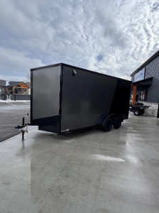 Remolque de Carga Cerrado de Aluminio Blackout 7x14 7FT INT de Alta Capacidad a Bajo Precio - Product Image 2
