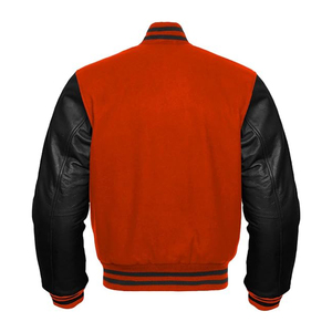 Chaqueta Bomber de Béisbol Impermeable con Capucha, Unisex, Personalizada al por Mayor, Estilo Varsity, 100% Lana, Ropa de Calle Cálida para Invierno, Cómoda - Product Image 1