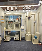 Machine de raffinage d'or 500 grammes, automatique, plaquée zinc, 380V, équipement de purification au nitric et au HCL, redresseur, processeur de métaux