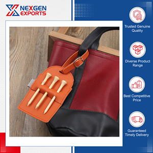 Latest Stock Arrival Excellent Quality Modern Style PU Leather Golf Tees Holder <b>Belt</b> from Indian Origin at Wholesale Rates - Product Image 3