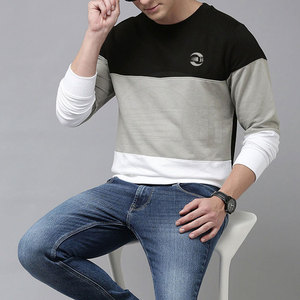 Sudaderas Básicas de Tallas Grandes con Contraste de Color para Hombre, Ropa, Sudaderas con Capucha para Hombre - Product Image 3