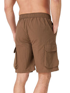 Men's <b>Cargo</b> <b>Shorts</b> Solid Color Quick Dry Drawstring Waist Fabric Casual <b>Short</b> <b>Shorts</b> - Product Image 6
