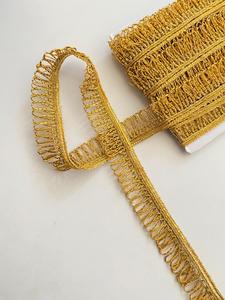 Metallic Sequin Fringe Tassel Trim Border Lace Deals In Wholesale Use In Decoration And DIY - Product Image 3