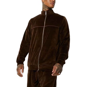 <b>Men</b> Hooded <b>Velvet</b> Solid Eco Friendly Tracksuit Soft Warm Two Piece Winter Casual Comfortable Sportswear - Product Image 3