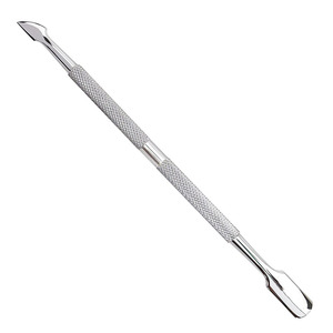 Pousse-cuticules professionnel de haute qualité en acier inoxydable à double extrémité - Product Image 6
