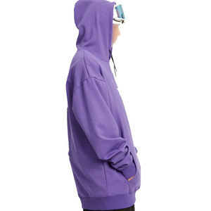 Sudadera con Capucha Oversize para Hombre, Lisa, Informal, de Manga Larga, Tejida en Algodón, de Secado Rápido, con Bolsillo, para Otoño - Product Image 2