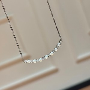 High-end Versatile 4-5 Freshwater <b>Pearl</b> <b>Necklace</b> with Zircon Stars in <b>Gold</b> Exquisite and Stylish - Product Image 2