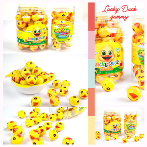 Giant Strawberry Fruity Gummy Bear <b>Candy</b> Soft Sweet Syrup Filled DAI LONG Brand in Box Packaging Made in Vietnam - Product Image 5