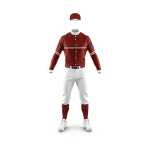 Men's Olive Green <b>Baseball</b> Uniform Full Sleeve Jersey With White Pants And <b>Cap</b> Breathable Polyester All Seasons Sport Apparel - Product Image 3