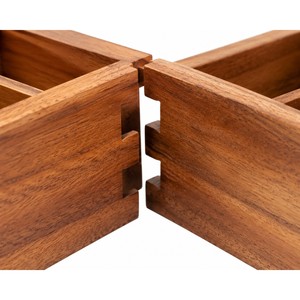Juego de bandejas organizadoras modulares de madera de mango |   Soluciones de Almacenamiento al por Mayor - Product Image 2