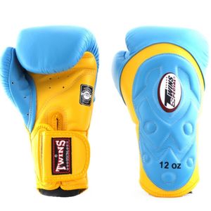 Guantes de Boxeo TWINS Profesionales para Muay Thai, Entrenamiento, Sparring, Combate, Transpirables, con Cierre de Velcro, Modelo RL-BG-176 - Product Image 3