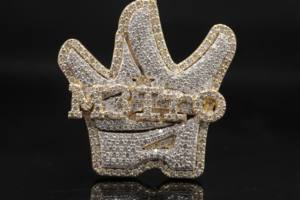 Colgante Premium Urban Boss Prime con Circonitas Esmeriladas - Product Image 2