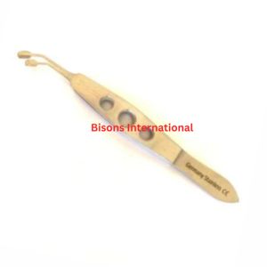 Pinzas Oftálmicas Manuales BISONS Collins Expressor de Acero Inoxidable para Extracción de Glándulas de Meibomio, Instrumento Quirúrgico - Product Image 3