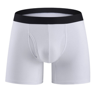 Calzoncillos Boxer de Punto Jersey para Hombre, Ropa Interior Elástica y Transpirable, Ligera, Cómoda, con Cintura Elástica, para Uso Diario - Product Image 4