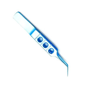 Pinzas de microligadura vascular de titanio azul de 7.5 mm con mandíbulas lisas de 4.5 mm y 8.5 cm (3.3 pulgadas) de Grip Surgical - Product Image 3