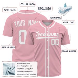 Maillot de baseball de qualité supérieure, best-seller, respirant, grande taille, matière 100 % durable, sports de plein air, personnalisable - Product Image 6