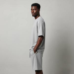 Conjunto de Ropa de Moda Verano 2026, 2 Piezas, Camiseta con Estampado DTG, Pantalones Cortos de Malla con Gráficos de Dibujos Animados para Hombre, 100% Algodón Transpirable - Product Image 3