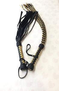 Fouet en cuir souple pour l'équitation, équipement d'entraînement équestre, poignée réglable et durable - Product Image 3