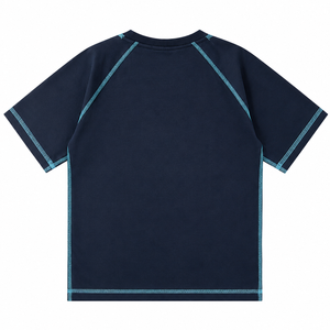 Camiseta Deportiva de Punto para Hombre, Estilo Raglán, Anti-UV, Transpirable, para Entrenamiento, Tejido de Poliéster/Algodón, Corte Regular - Product Image 2