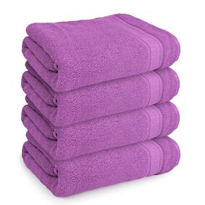 Toallas de Baño de Algodón Tejido de Alta Calidad Personalizadas OEM, Color Sólido, para Uso en Hoteles y Hogares - Product Image 3