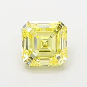 เพชรเหลืองทรง Asscher คุณภาพเยี่ยม น้ำหนัก 2.05-2.15 กะรัต ระดับ Fancy Intense VS2 พร้อมใบรับรอง สำหรับการสร้างสรรค์เครื่องประดับสุดพิเศษ - Product Image 3