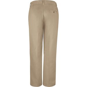 Pantalon de travail en coton uni pour femme, kaki, 10W x 30L, confortable, vêtements de travail - Product Image 1