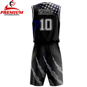 Uniforme de Baloncesto Unisex al por Mayor, Camiseta de Baloncesto, Uniforme Juvenil Reversible, Diseño de Chaleco Sublimado de Secado Rápido, Kit de Equipo para Adultos - Product Image 2