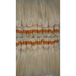 ผมต่อแท้สีน้ำตาลธรรมชาติแบบเป็นมัด ขนาด 10-34 นิ้ว จากอินเดีย - Product Image 3