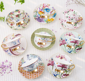 Vintage Inspired <b>Tea</b> <b>Set</b> With Elegant Floral Design Premium Porcelain <b>Tea</b> <b>Cups</b> Stylish Teapot Decorative Tray - Product Image 5