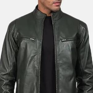Vestes en cuir de mouton véritable de qualité supérieure, design élégant, parfaites pour la moto, vestes en cuir tendance pour hommes - Product Image 6
