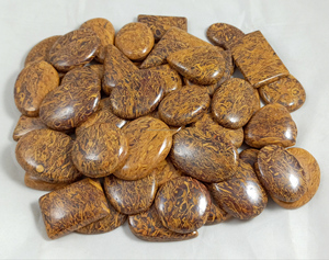 High Quality Radha Arts Mariam Jasper Jewelry Pendant Stone Oval Pear Cabochon Natural Brown Stone Healing Crystal Gemstone - Product Image 2